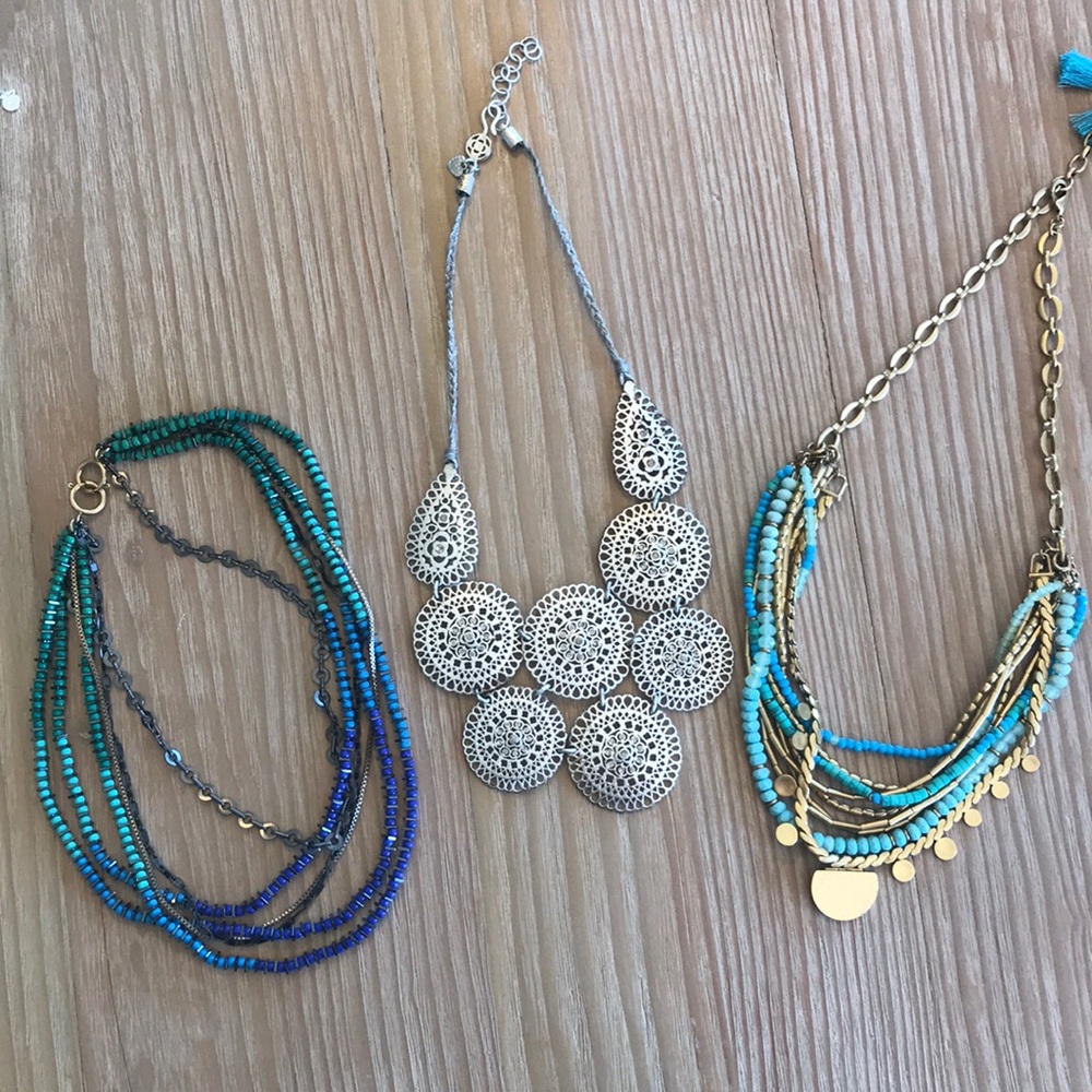3 Stella & Dot statement necklaces